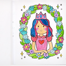 Load image into Gallery viewer, Princesses &amp; Fairies Coloring Book