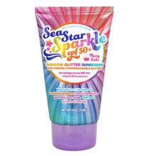 Load image into Gallery viewer, Sea Star Sparkle Party Cake Bio SPF 50+ Glitter Sunscreen