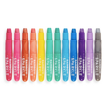 Load image into Gallery viewer, Rainbow Sparkle Metallic Gel Crayons