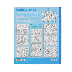 Outer Space Explorers Coloring Book