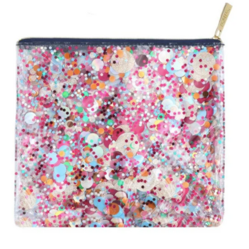 The Essentials Personalized Confetti Everything Pouch