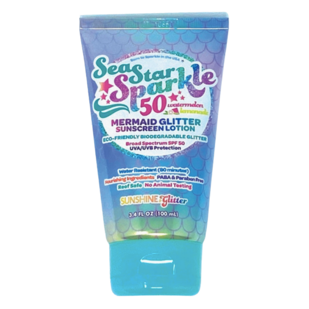 Sea Star Sparkle Mermaid SPF 50+ Glitter Sunscreen