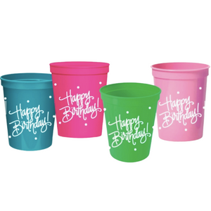 Happy Birthday Cup Set