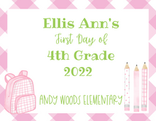 Load image into Gallery viewer, First Day of School Sign Printable