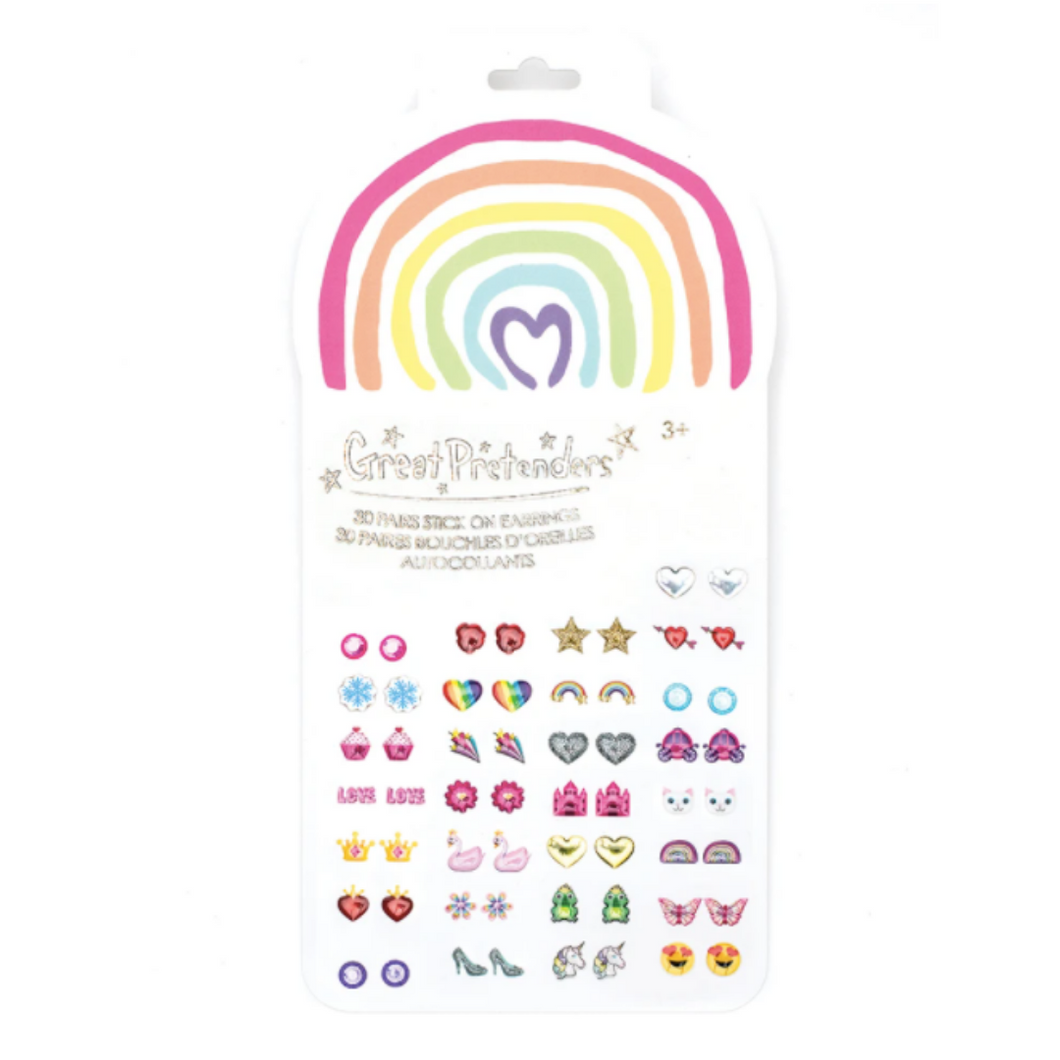 Rainbow Sticker Earrings